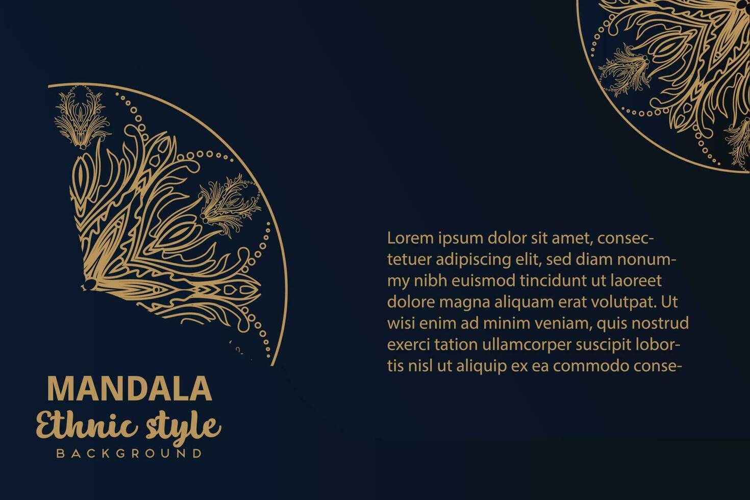 elegant Mandala Einladung Karte Vorlage mit golden Arabeske Muster Arabisch islamisch Osten Hintergrund Stil. editierbar Vektor Datei dekorativ Mandala zum drucken, Poster, Abdeckung, Flyer, und Banner