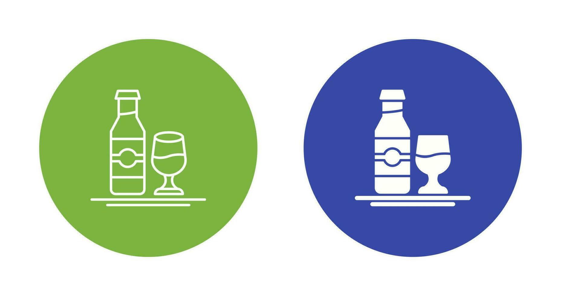 Vektorsymbol für alkoholfreie Getränke vektor