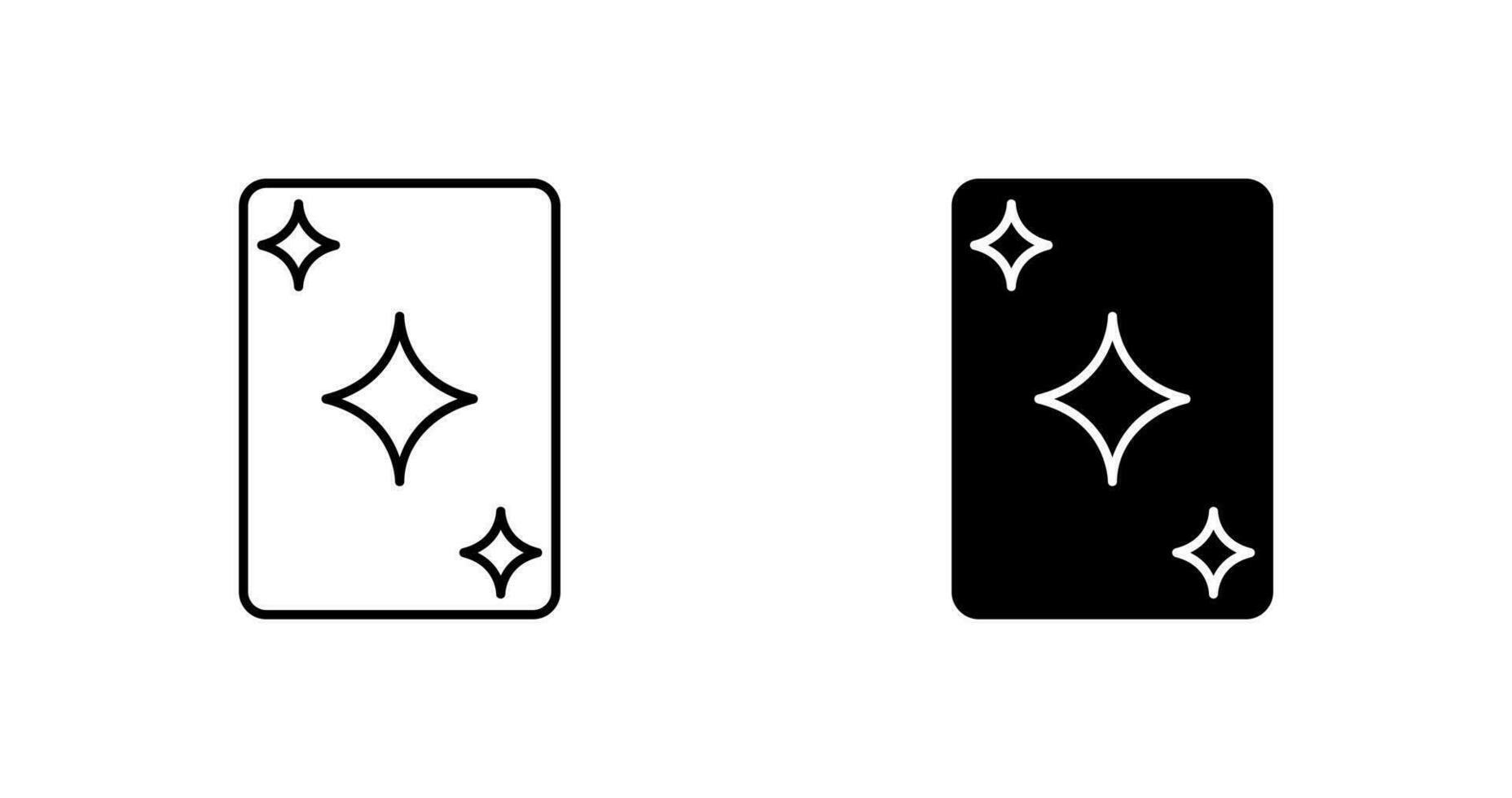 einzigartiges Kartenvektorsymbol vektor