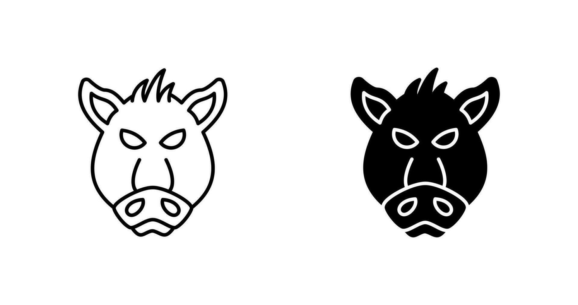 Schwein-Vektor-Symbol vektor