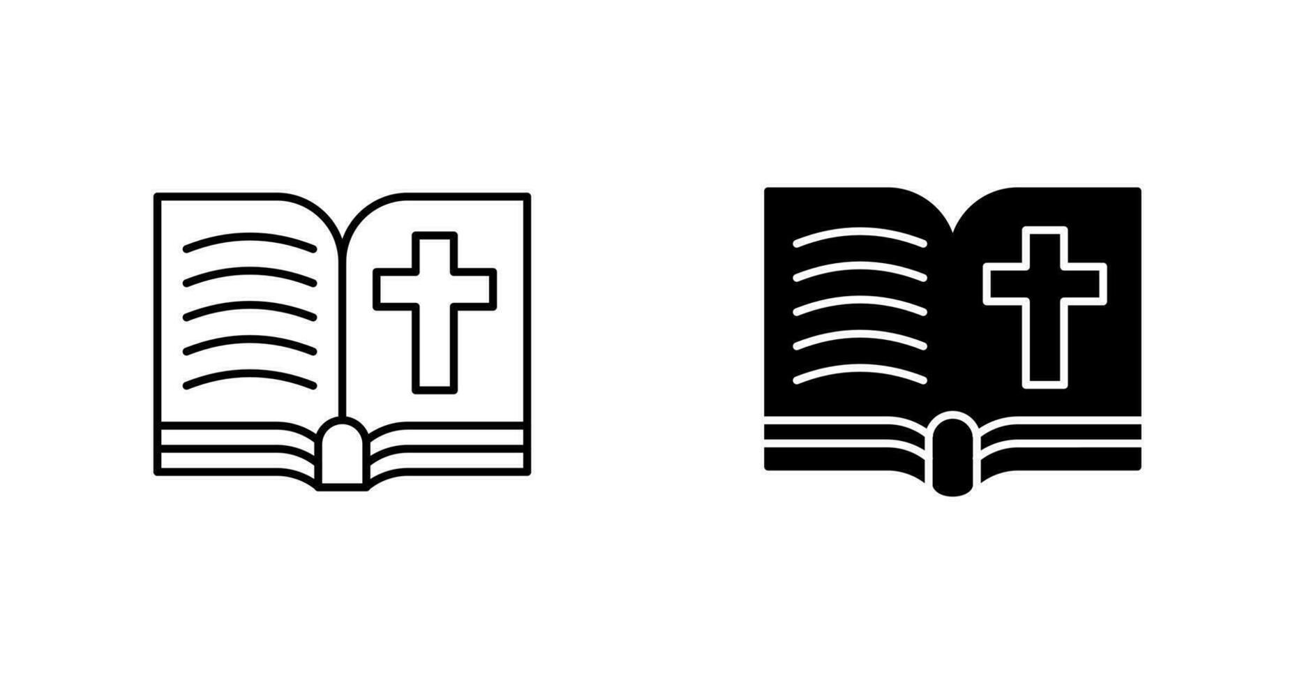 Bibel-Vektor-Symbol vektor