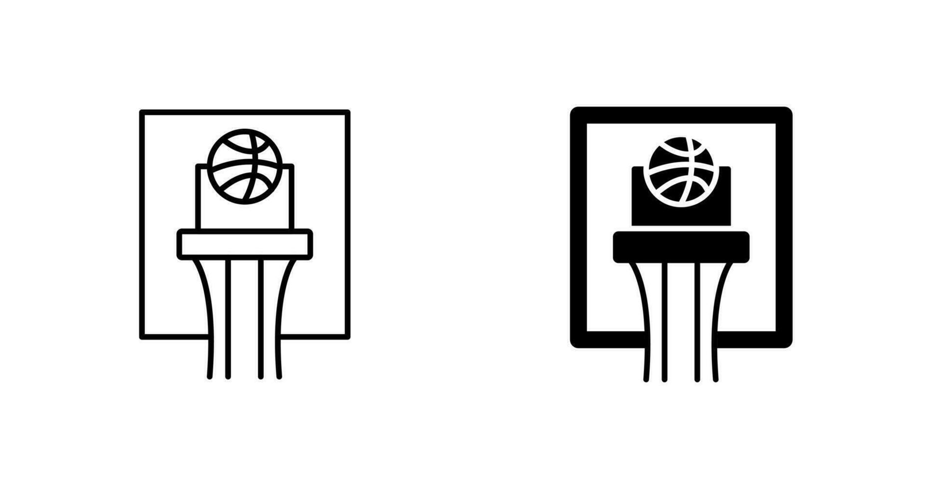 Basketball-Vektor-Symbol vektor