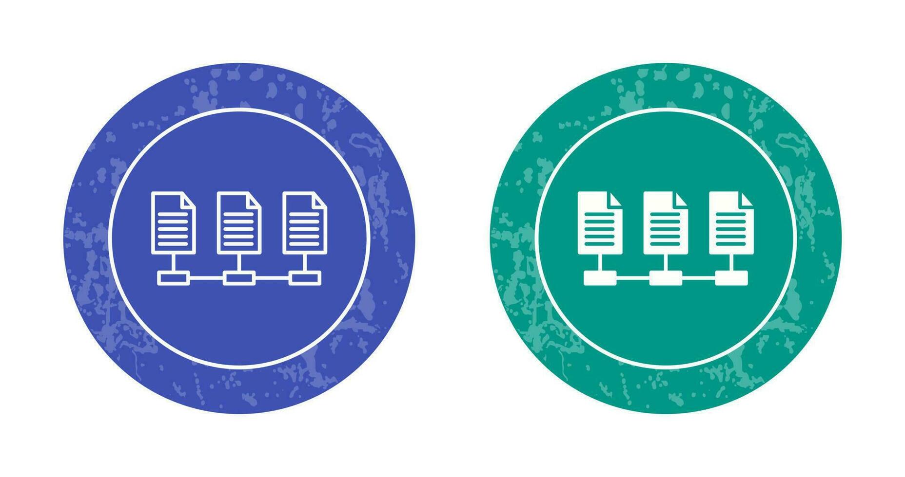 Vektorsymbol für Netzwerkdateien vektor