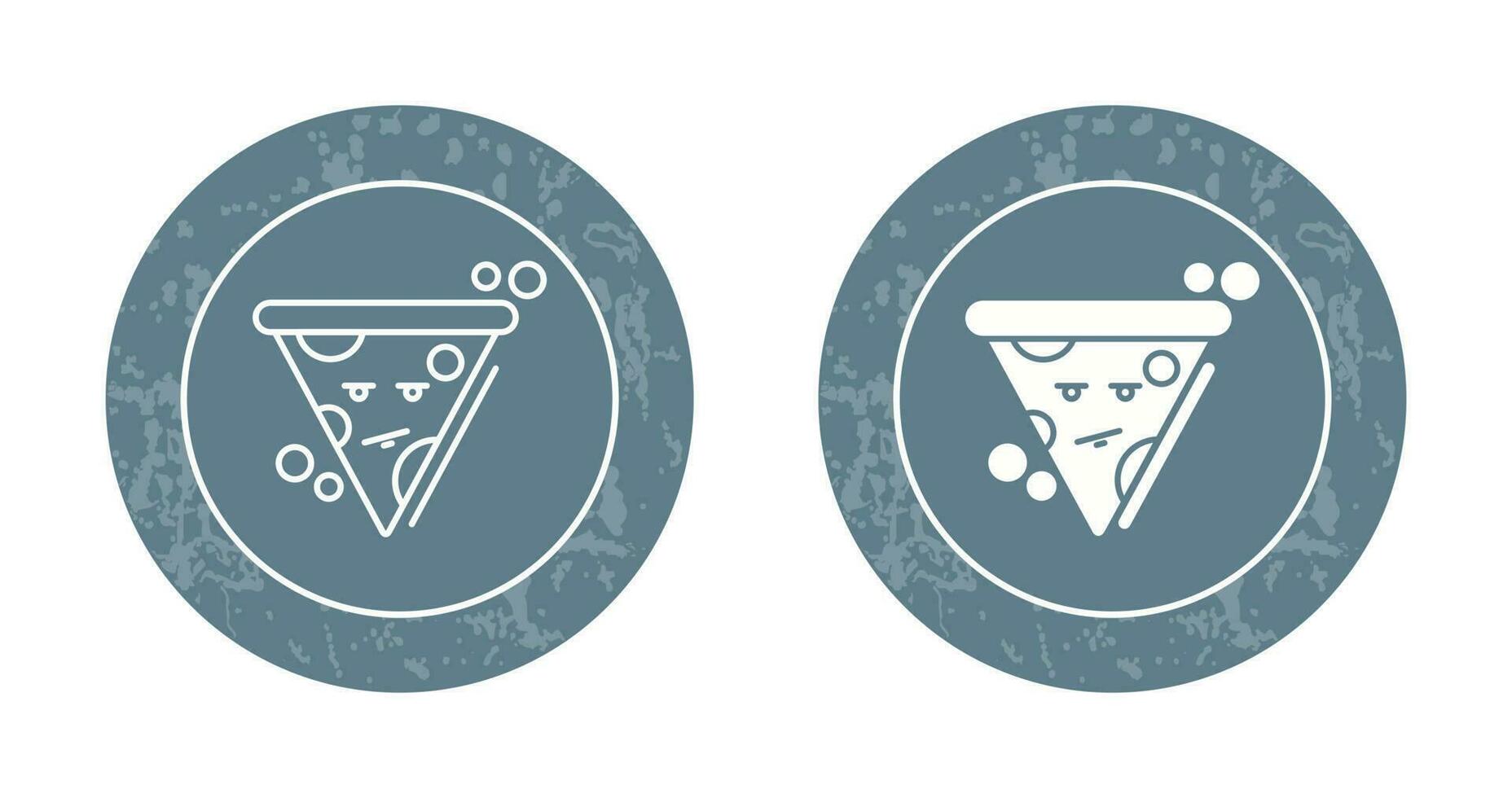 Pizza-Vektor-Symbol vektor