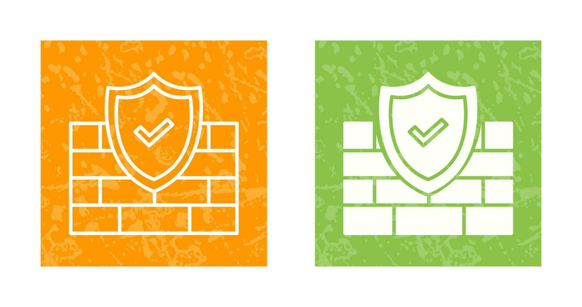 Firewall-Vektor-Symbol vektor