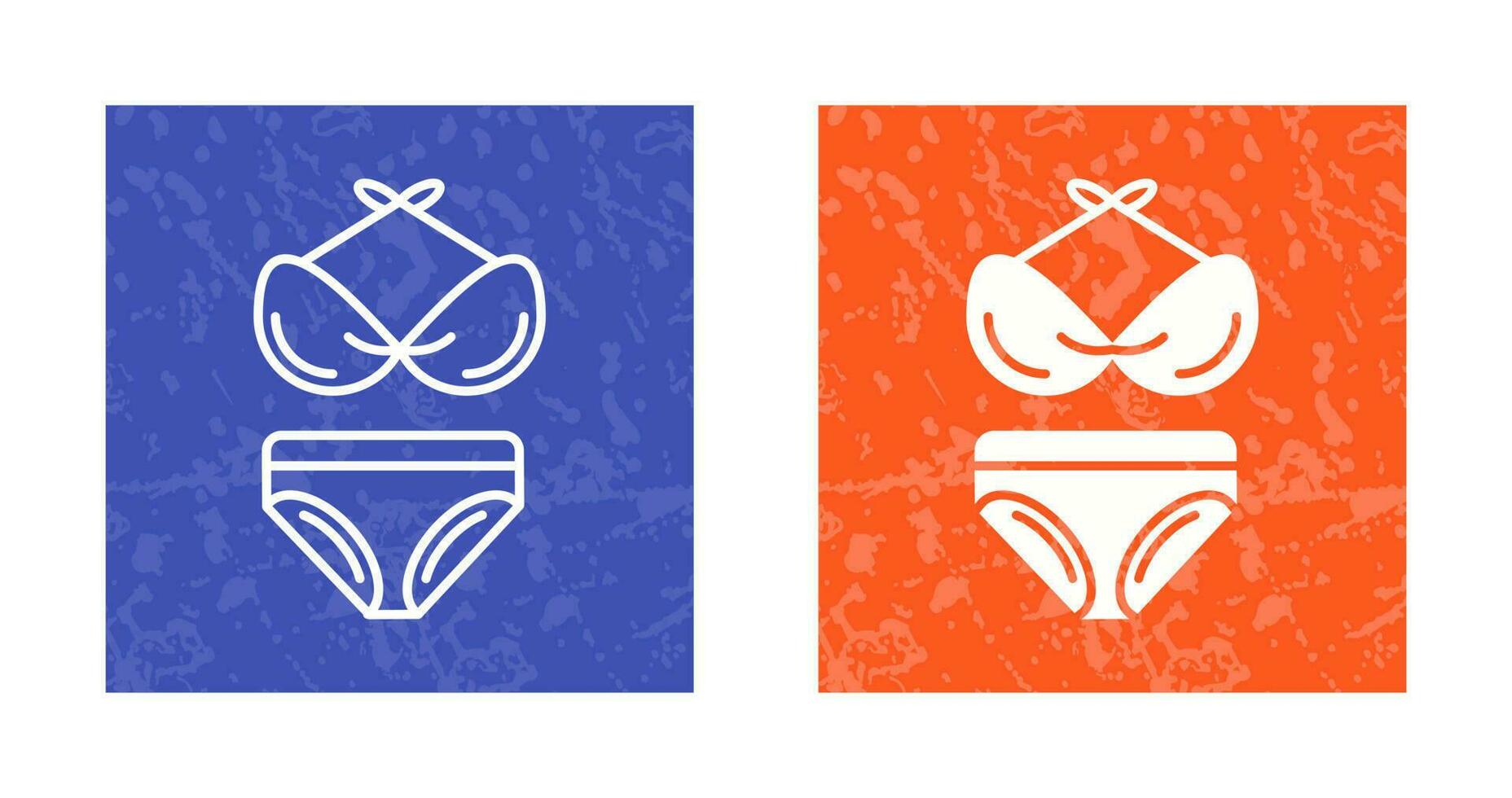 Bikini-Vektor-Symbol vektor