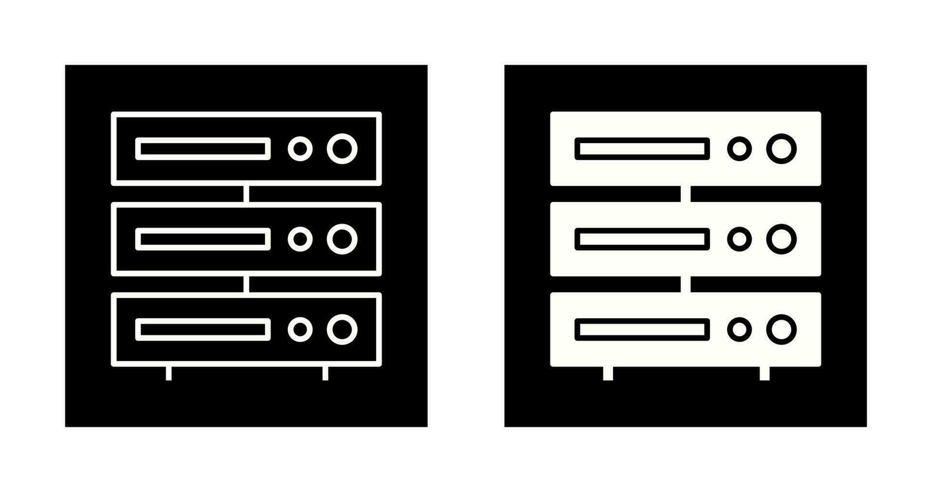 einzigartiges Server-Vektorsymbol vektor