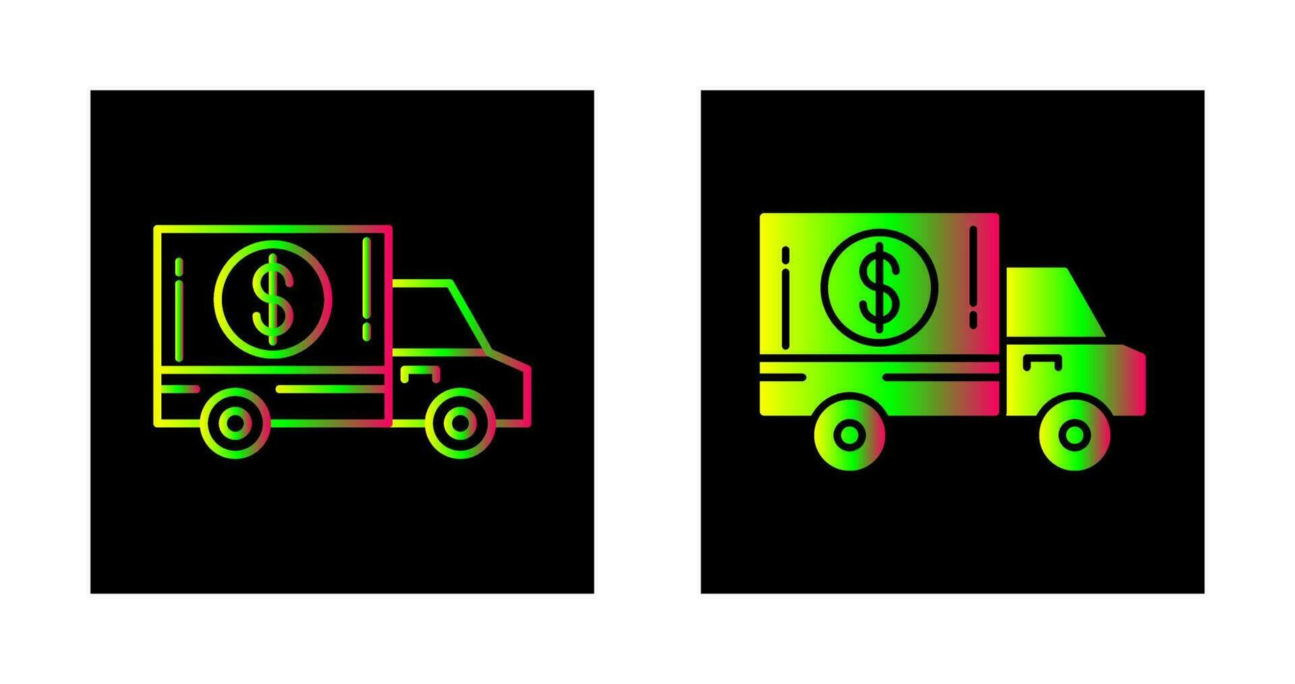 Lieferwagen-Vektorsymbol vektor