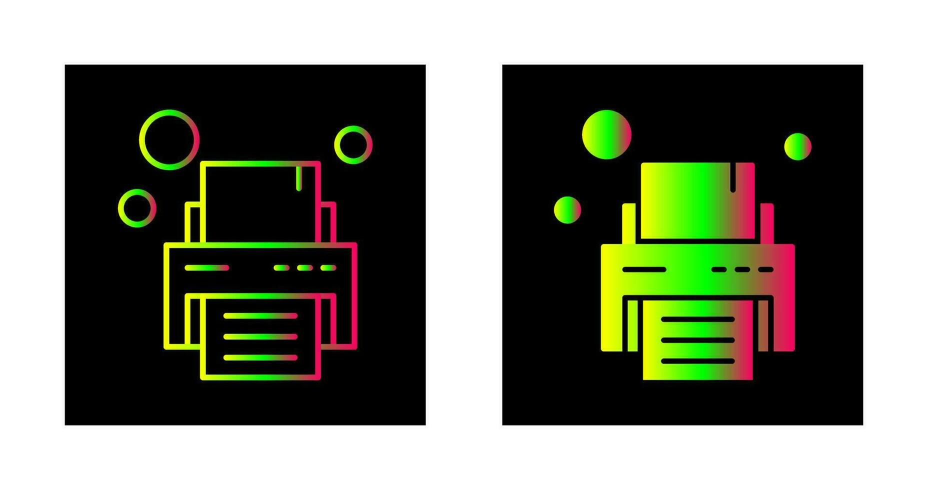 Druckervektorsymbol vektor