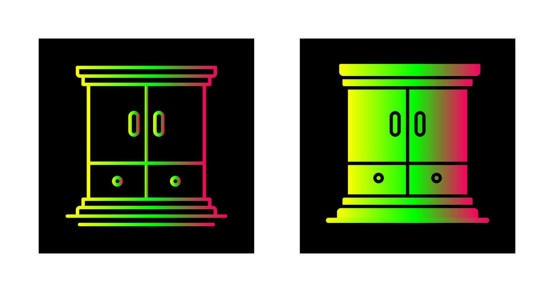 Kleiderschrank-Vektor-Symbol vektor