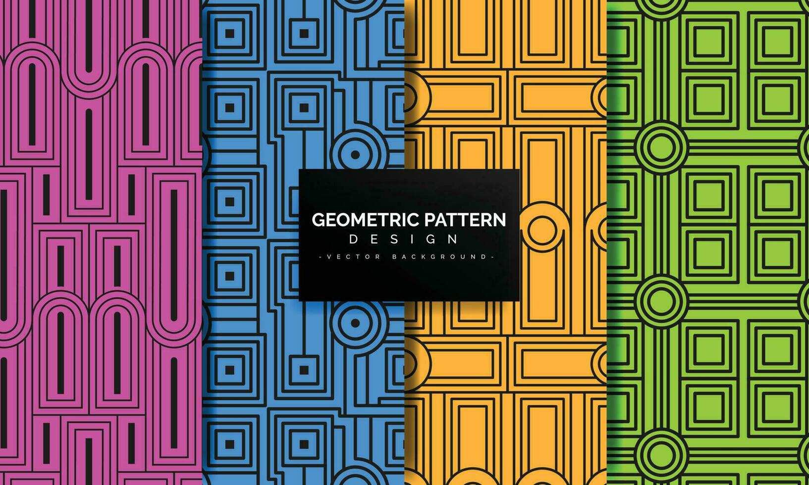 Mustersatz mit geometrischen Elementen. abstraktes dekoratives Streifenmuster. Sammlung von Mustern für Stoffe. Stoffbeschaffenheit. vektor