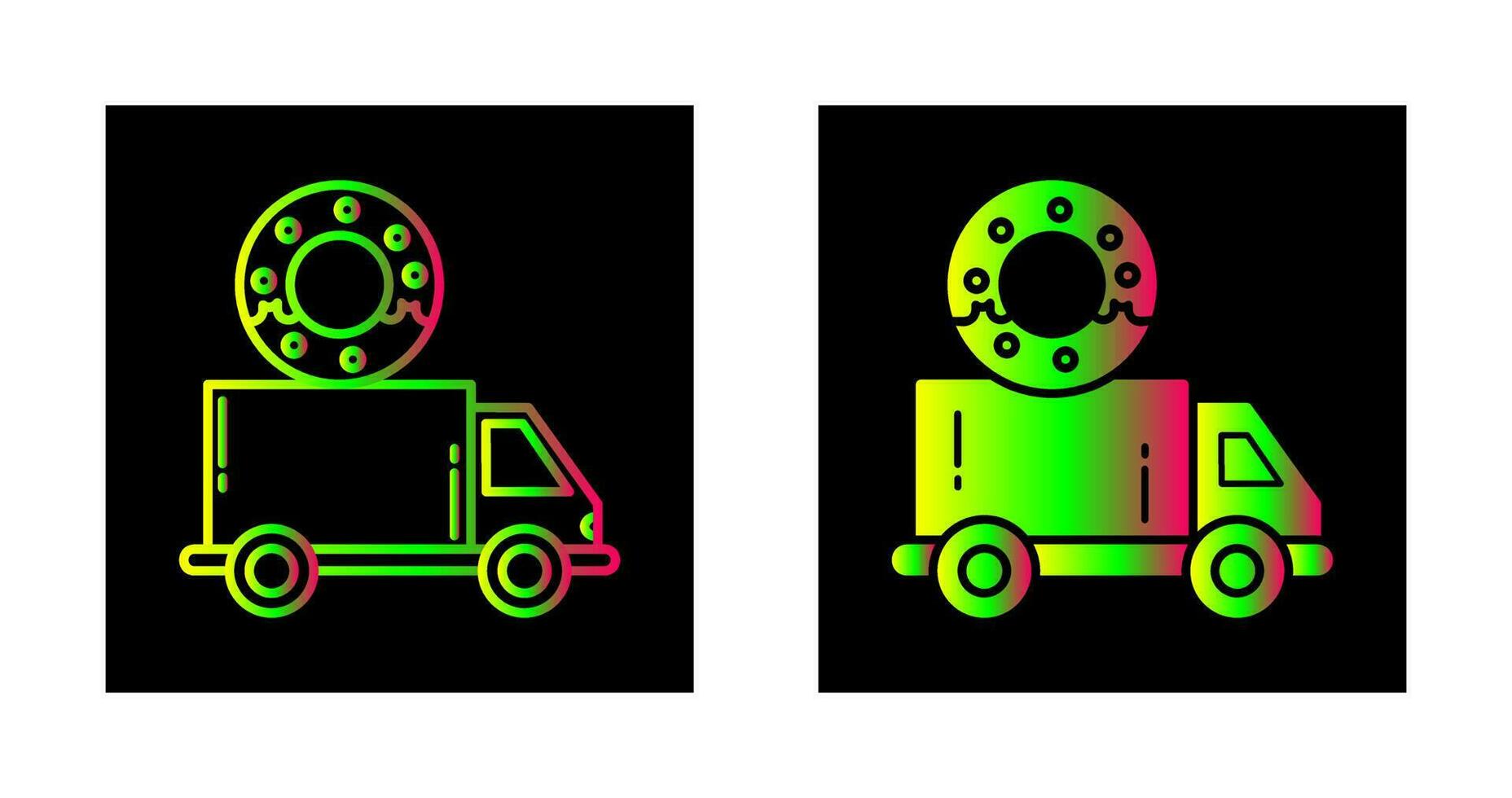 Lieferwagen-Vektorsymbol vektor