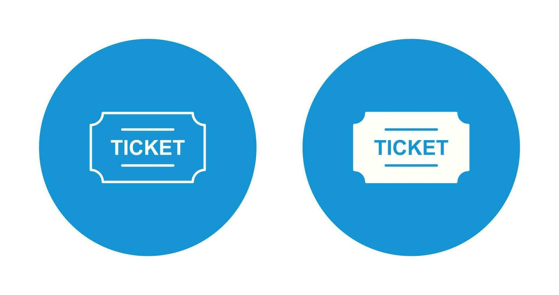 Ticket-Vektor-Symbol vektor