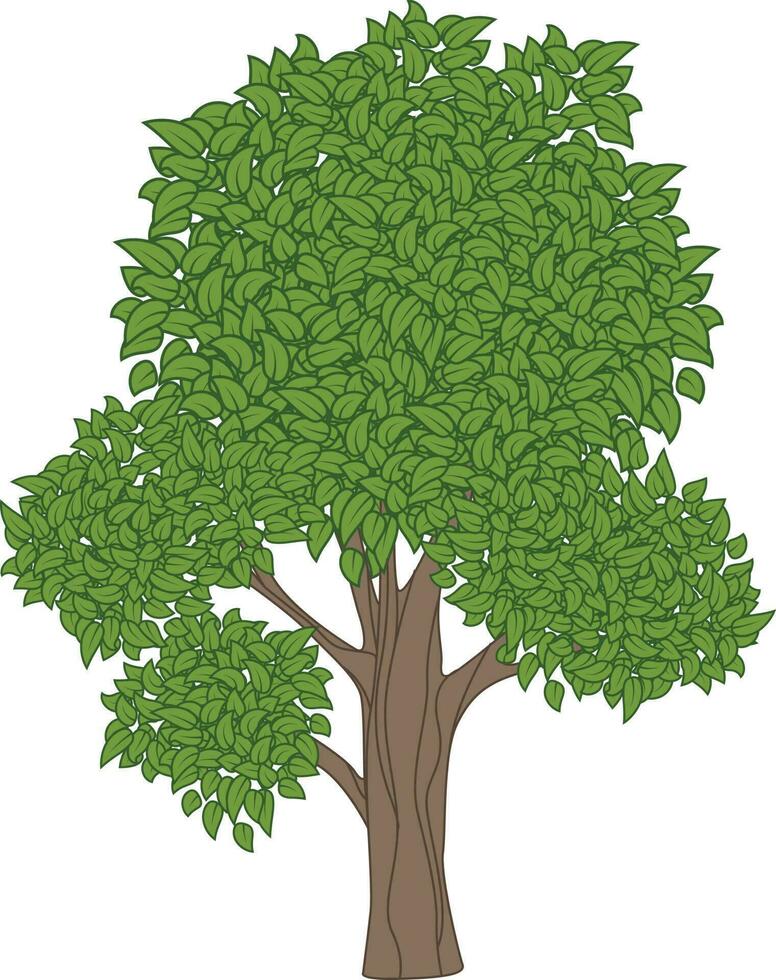 träd växt ekologi isolerat ikon vektor illustration design