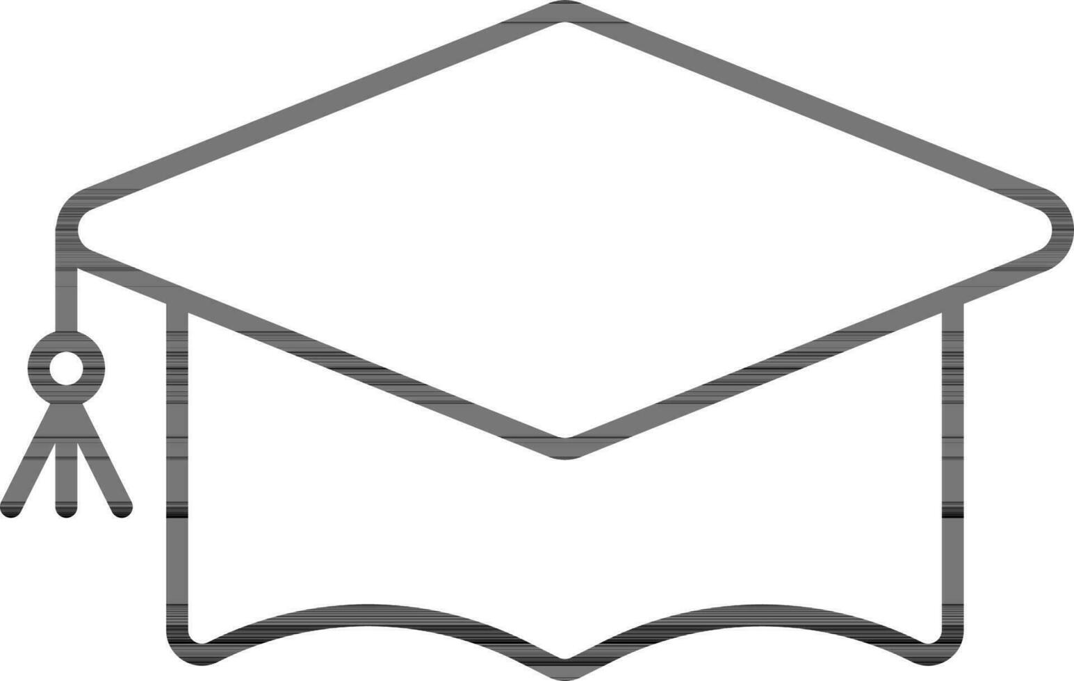 eben Stil Abschluss Deckel dünn Linie Symbol. vektor