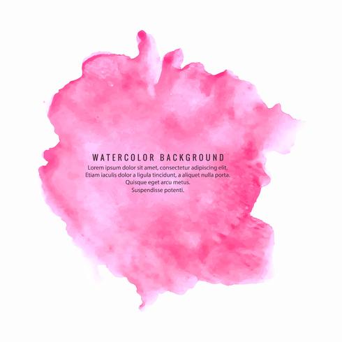 moderner rosa Aquarell Hintergrund vektor