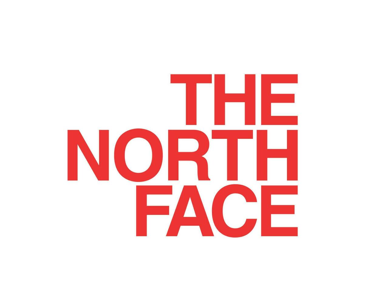 das Norden Gesicht Marke Logo Name Symbol Kleider Design Symbol abstrakt Vektor Illustration