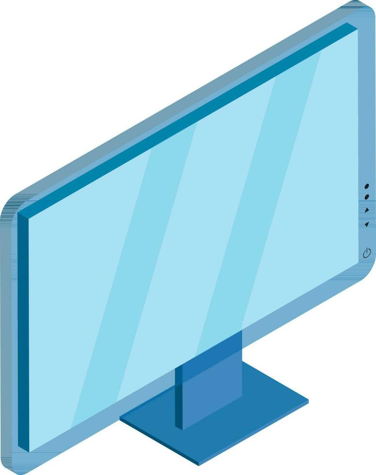 isometrisk illustration av skrivbordet ikon. vektor