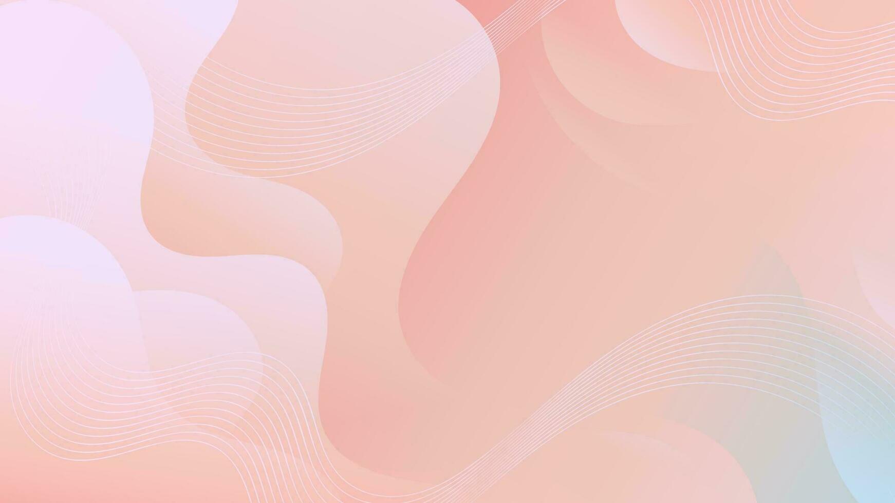 abstrakt Gradient Rosa Blau Flüssigkeit Welle Hintergrund vektor