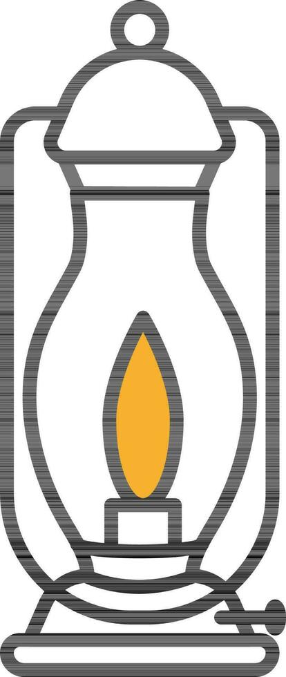 isoliert Vektor Illustration von Öl Lampe Symbol.