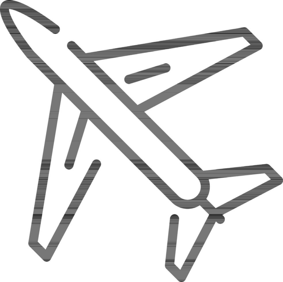 Illustration von Flugzeug Symbol. vektor