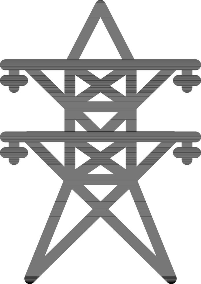 nuvarande överföring torn ikon eller symbol. vektor