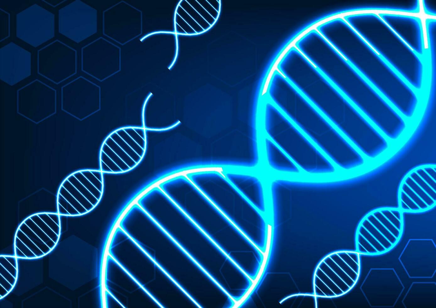 DNA molekular Struktur Technologie Hintergrund zeigt an das Verbindung von das DNA Struktur zum Information benutzt im Medizin geeignet zum Poster Arbeit und Arbeit verbunden zu Wissenschaft vektor