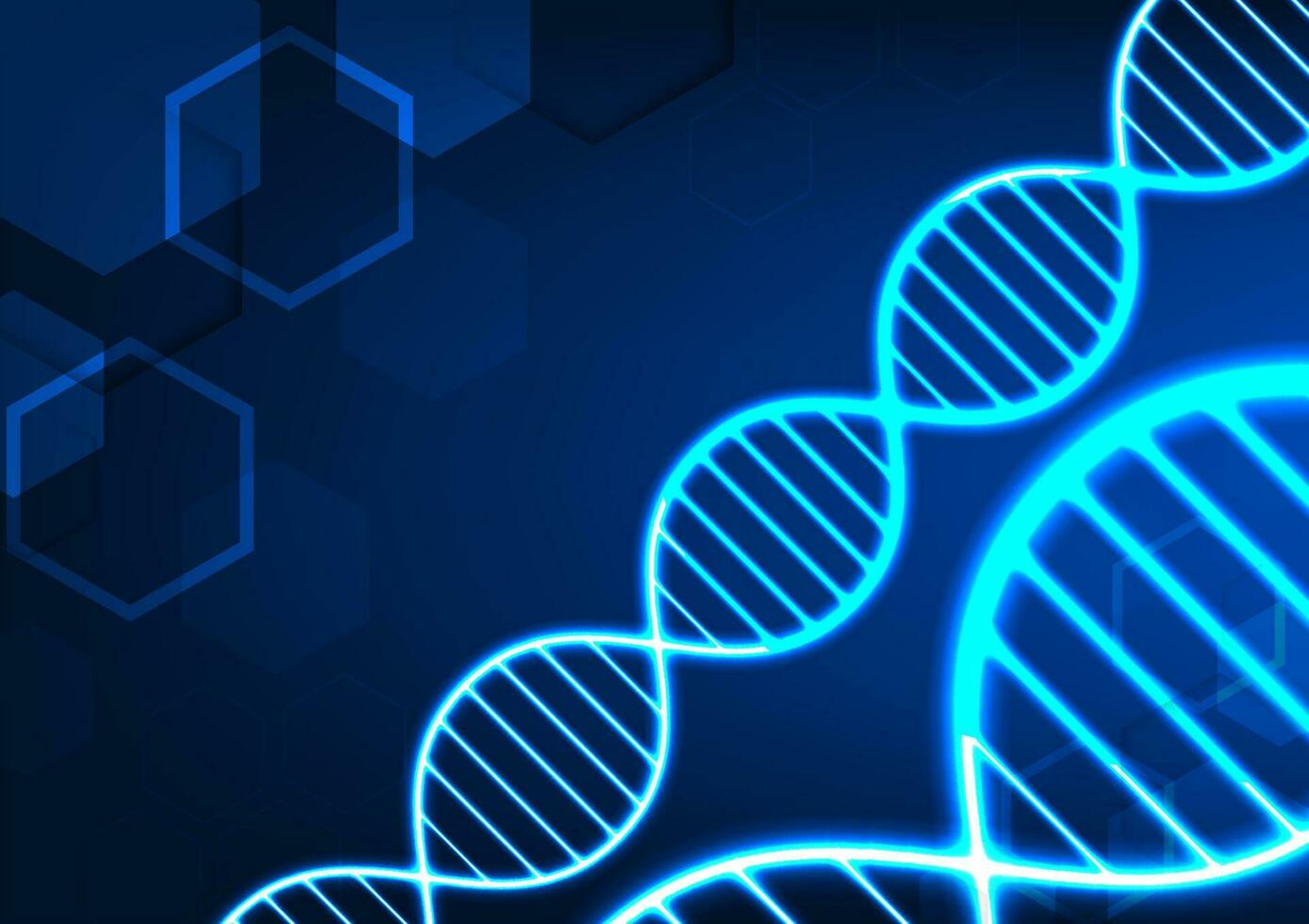 DNA molekular Struktur Technologie Hintergrund zeigt an das Verbindung von das DNA Struktur zum Information benutzt im Medizin geeignet zum Poster Arbeit und Arbeit verbunden zu Wissenschaft vektor