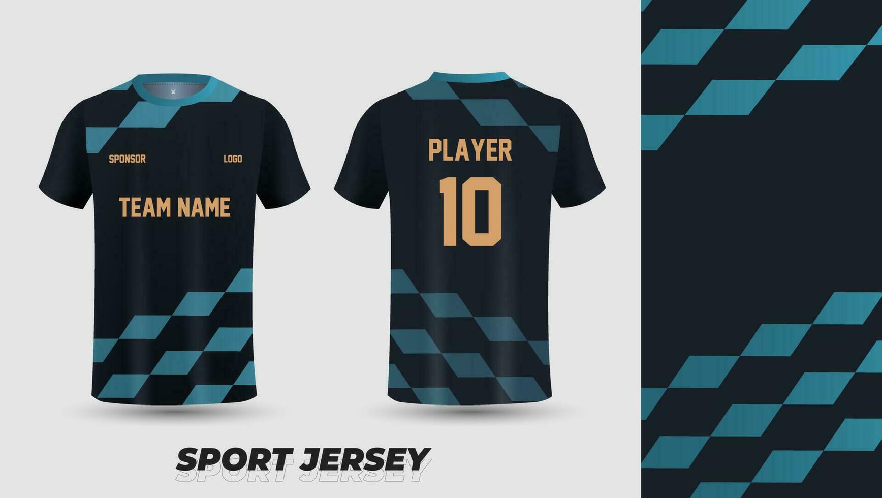 Fußball Jersey Design, t Hemd Jersey Attrappe, Lehrmodell, Simulation vektor