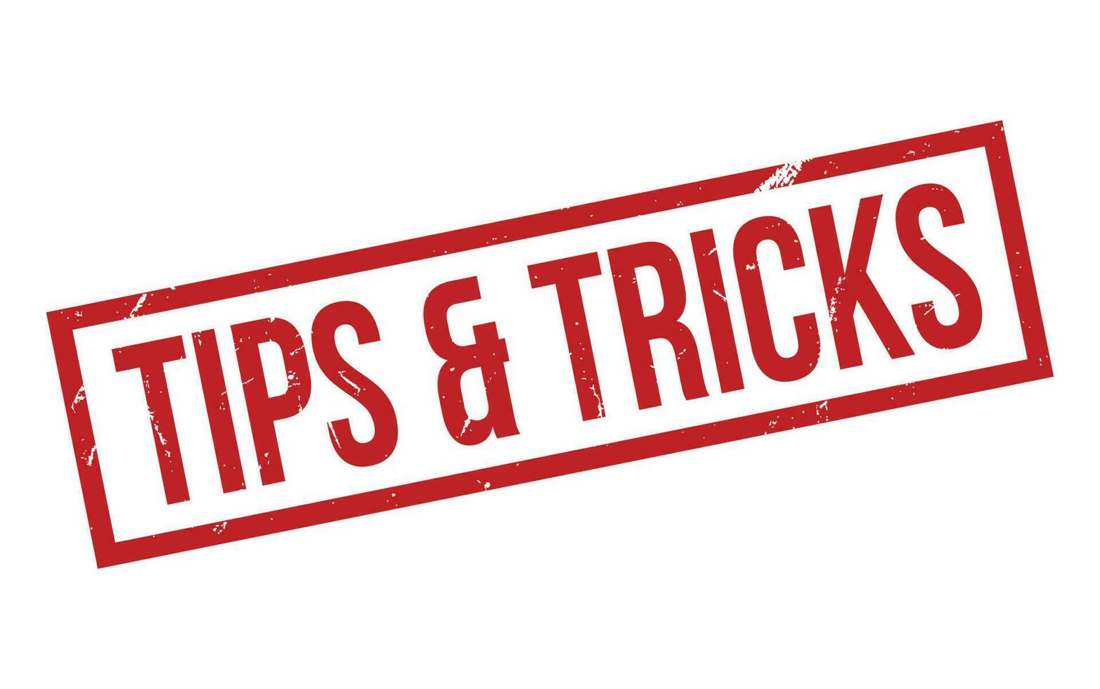 Tipps und Tricks Gummi Briefmarke Siegel Vektor