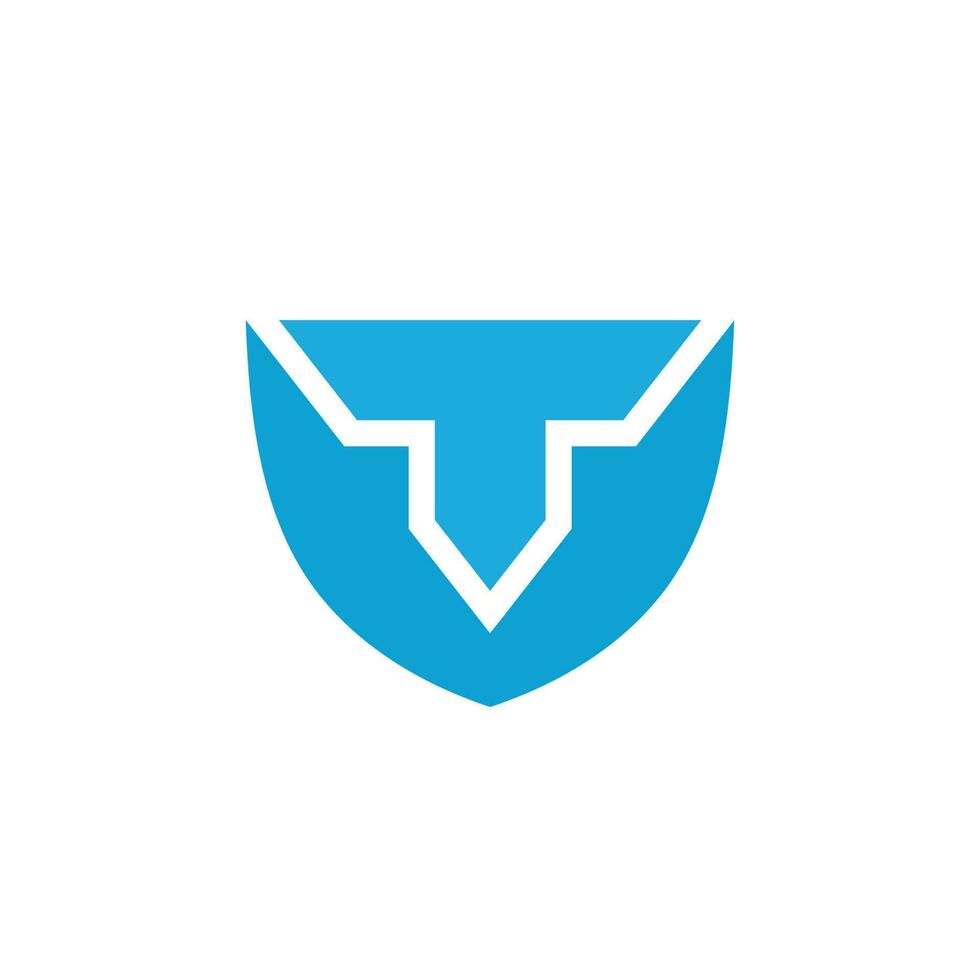 t Logo Design Brief abstrakt modern Technologie Symbol vektor