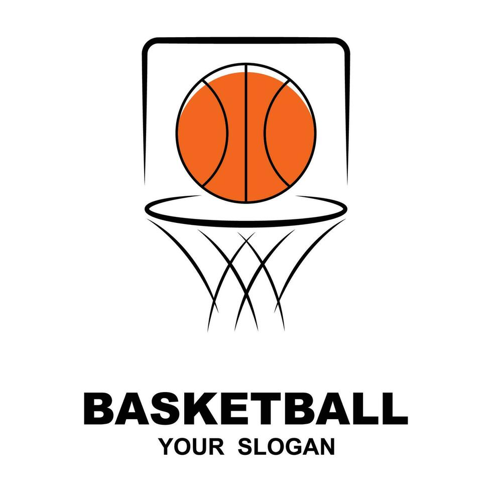 basket logotyp vektor designmall