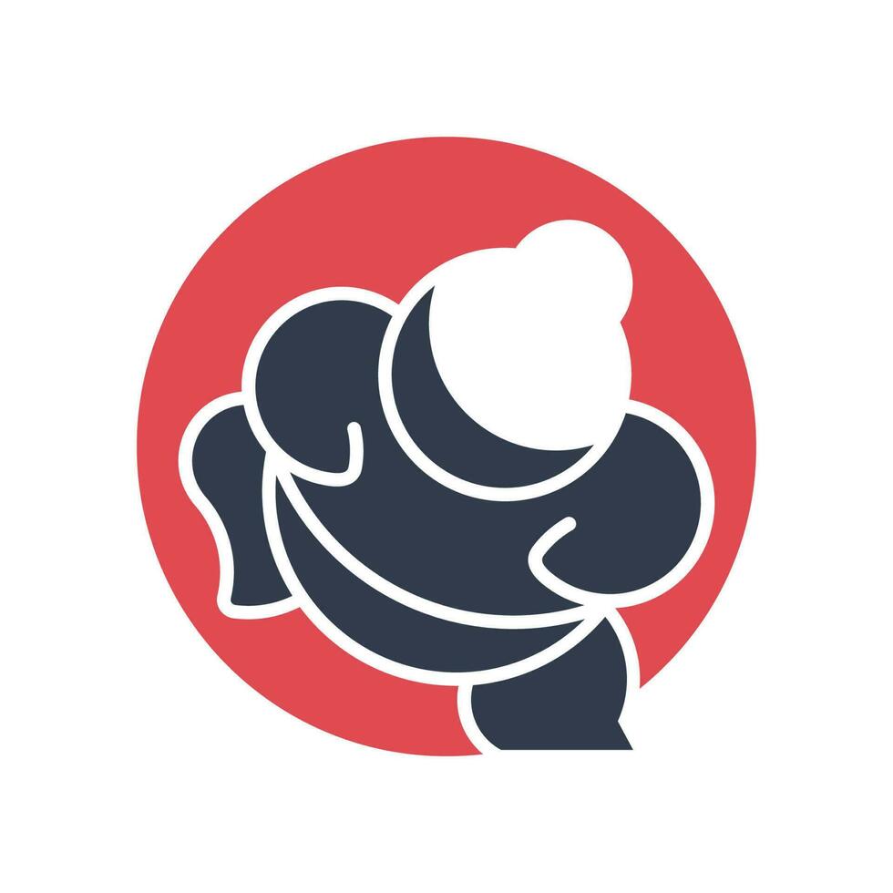 sumo logotyp vektor