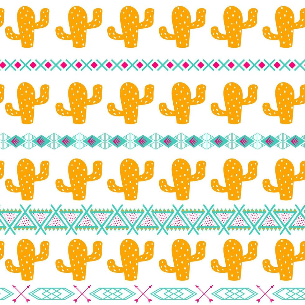 Vektor Stammes- ethnisch nahtlos Muster im hell Rosa Orange Farben aztekisch geometrisch Hintergrund. Mexikaner Ornament Textur einheimisch amerikanisch traditionell Design Volk geometrisch drucken zum Hintergrund wickeln Stoff