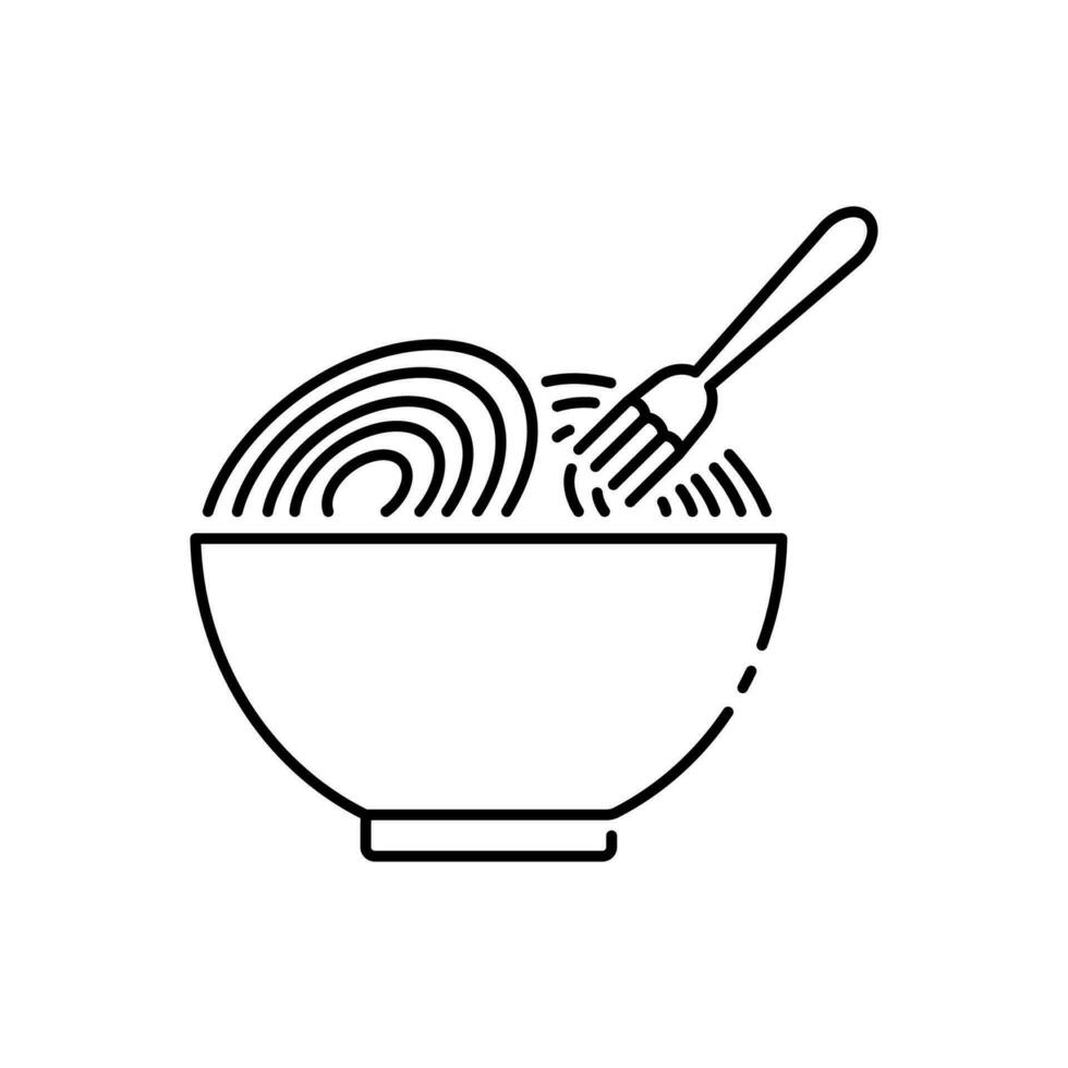 vegan ikon linje symbol. isolerat vektor illustration av friska vegetarian mat tecken begrepp för din webb webbplats mobil app logotyp ui design. vegetarian eller vegan restaurang med meny.