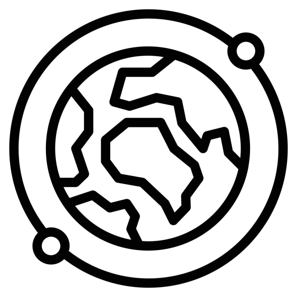 Planet Symbol , speichern Welt , Erde Öko vektor