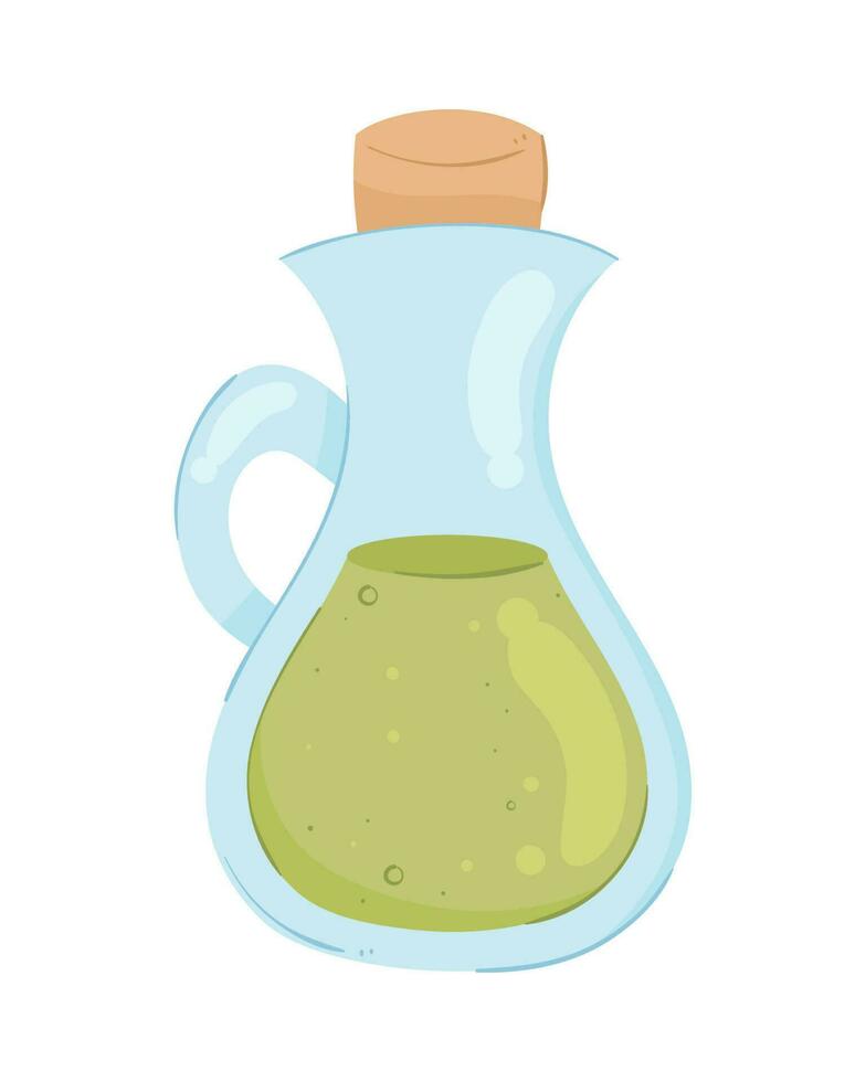 Olive Öl im Krug Topf Symbol vektor