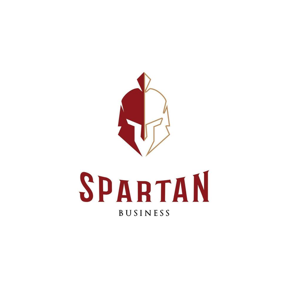 spartanisch Symbol Logo Design Vorlage vektor