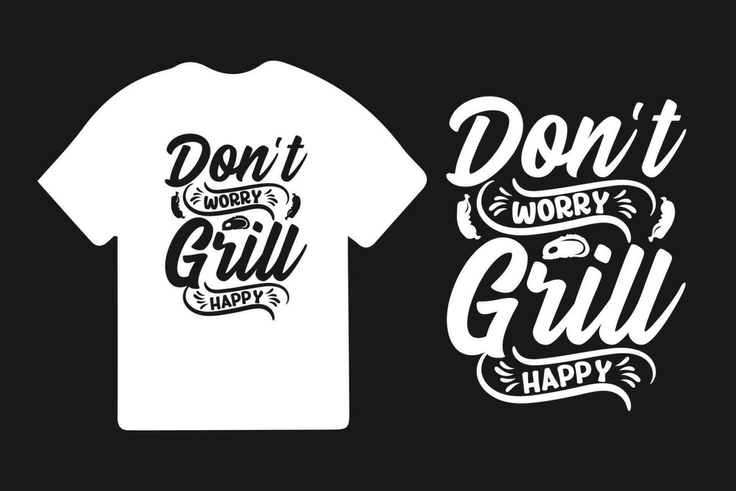 Grill Typografie T-Shirt Design Vektor Vorlage, Grill T-Shirt Design. Jahrgang Grill t Hemd Design.