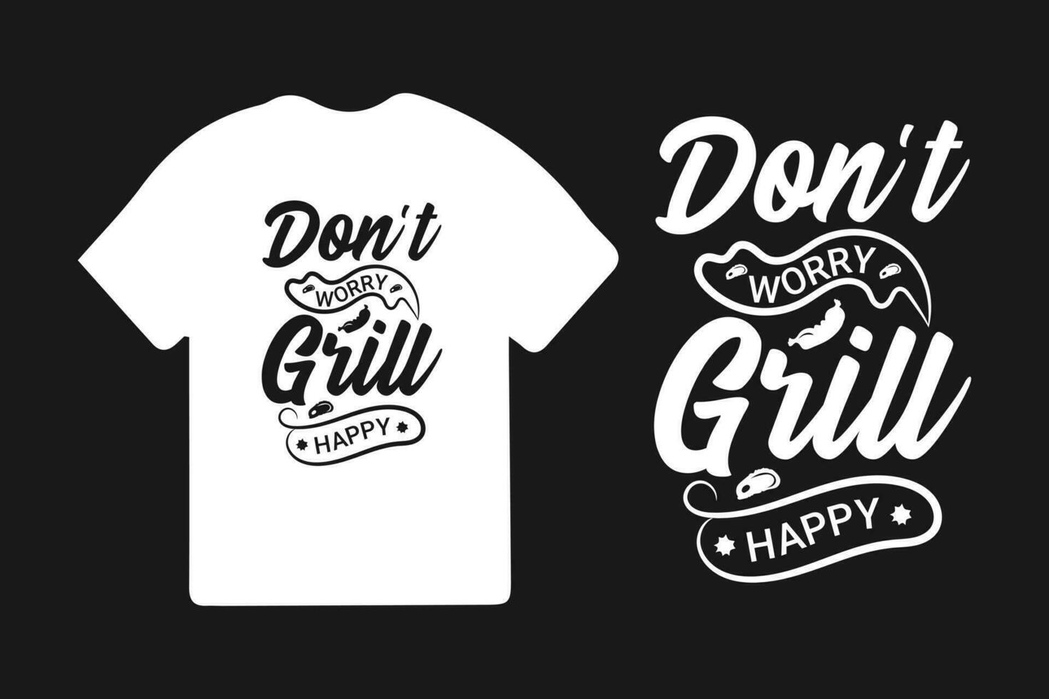 Grill Typografie T-Shirt Design Vektor Vorlage, Grill T-Shirt Design. Jahrgang Grill t Hemd Design.