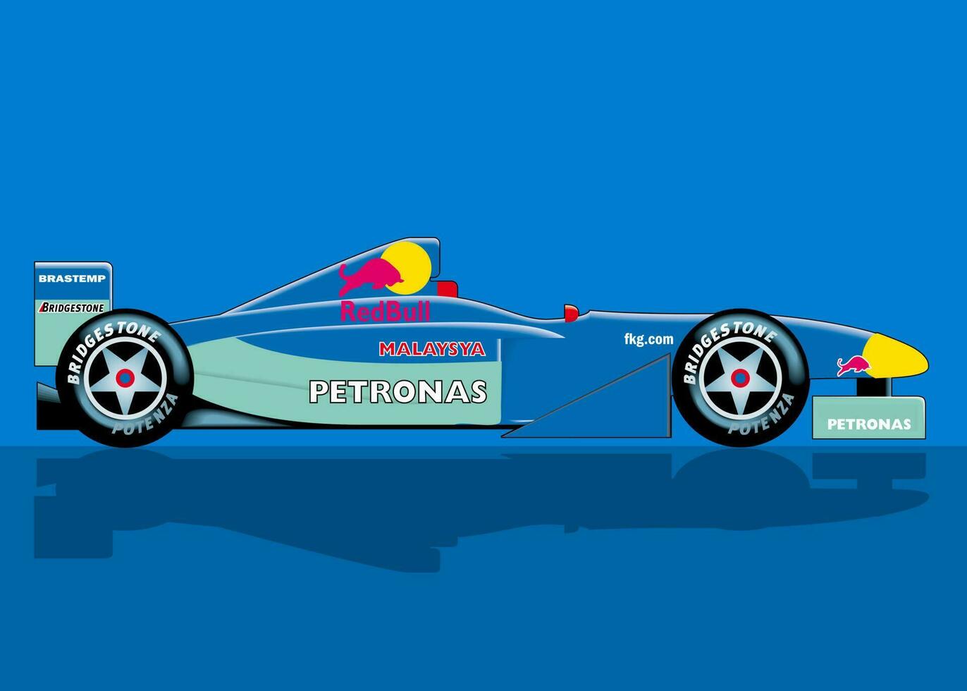 racing bil affisch vektor