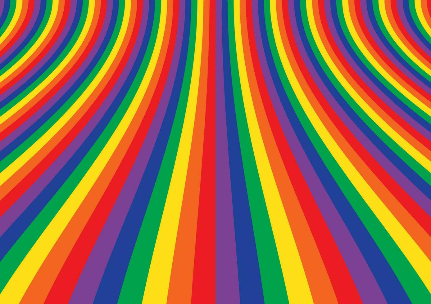 abstrakt geometrisch Regenbogen Flagge. vektor