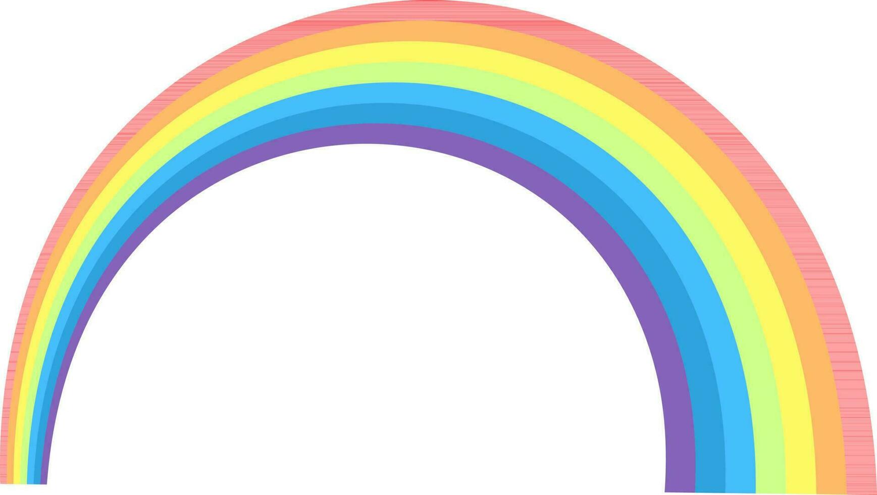 Illustration von Regenbogen. vektor