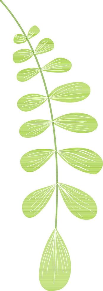 Illustration von Grün Blätter. vektor