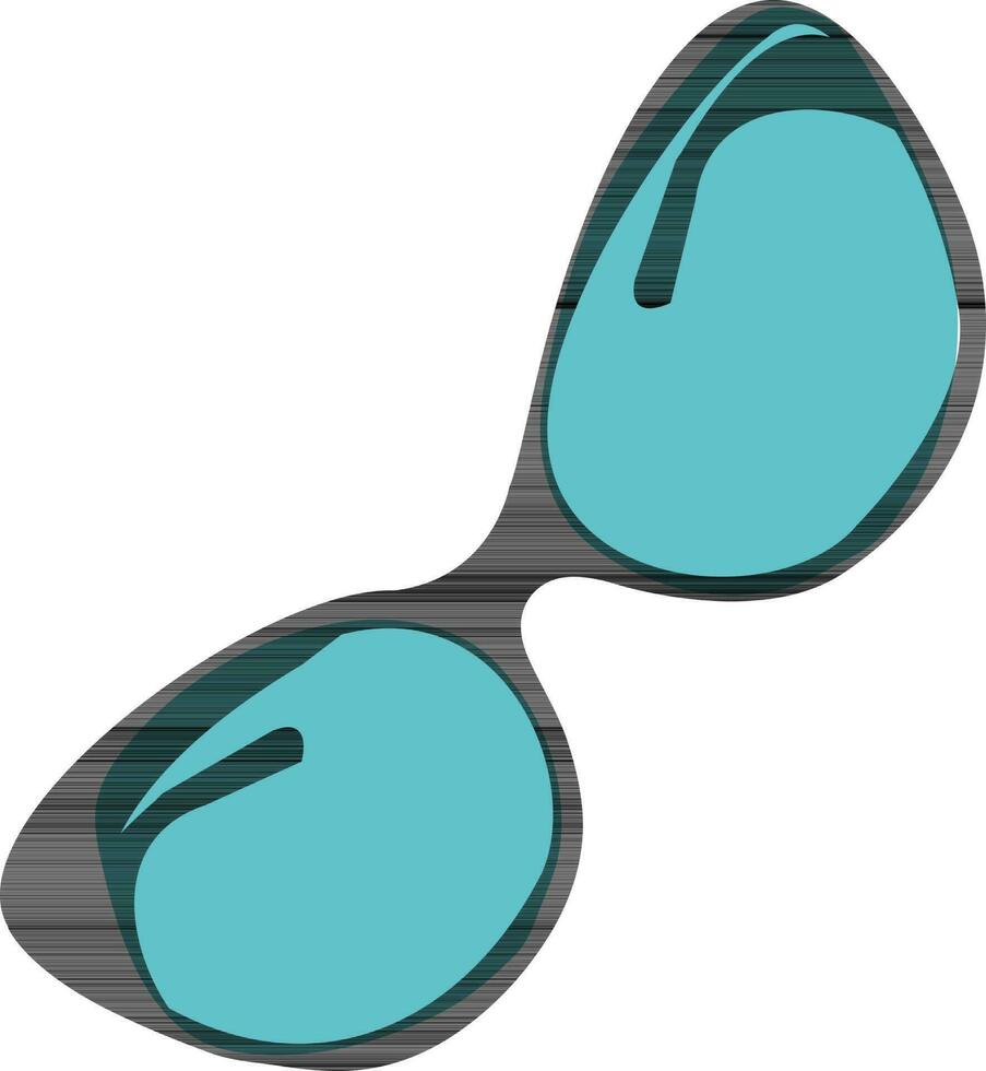 eben Illustration von Sonnenbrille. vektor