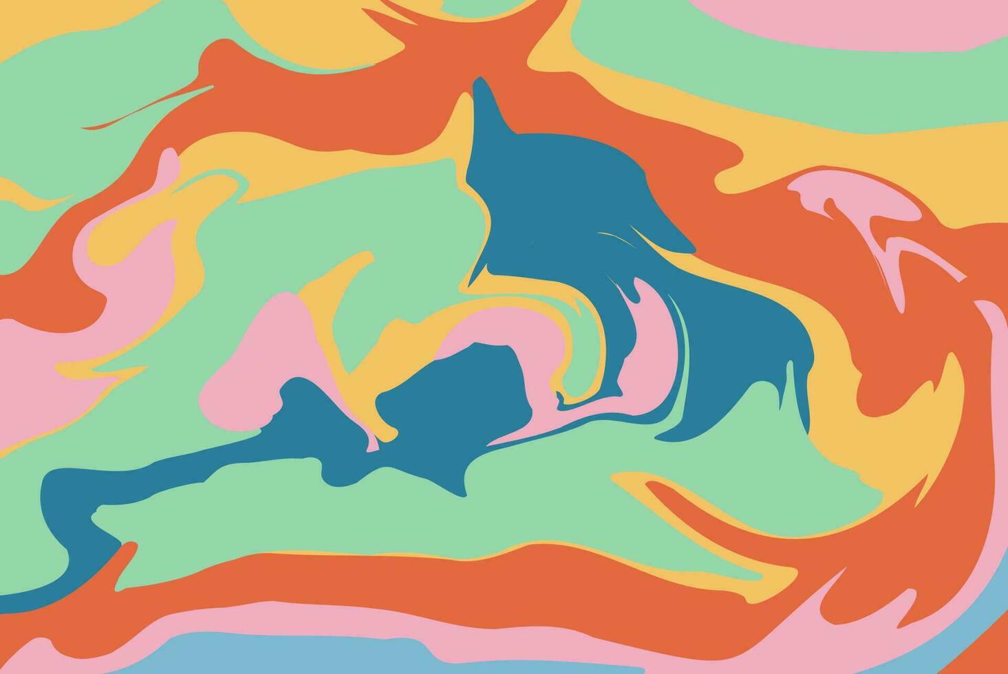 groovig abstrakt psychedelisch trippy Hintergrund Vektor Illustration