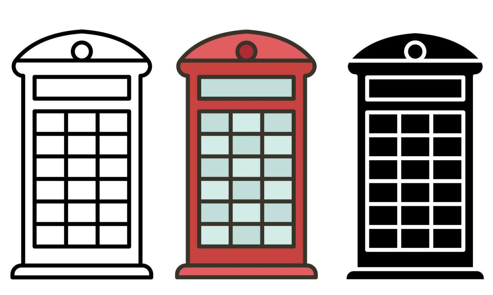 Telefon Logo einstellen Vektor Design Illustration, Symbol einstellen Design