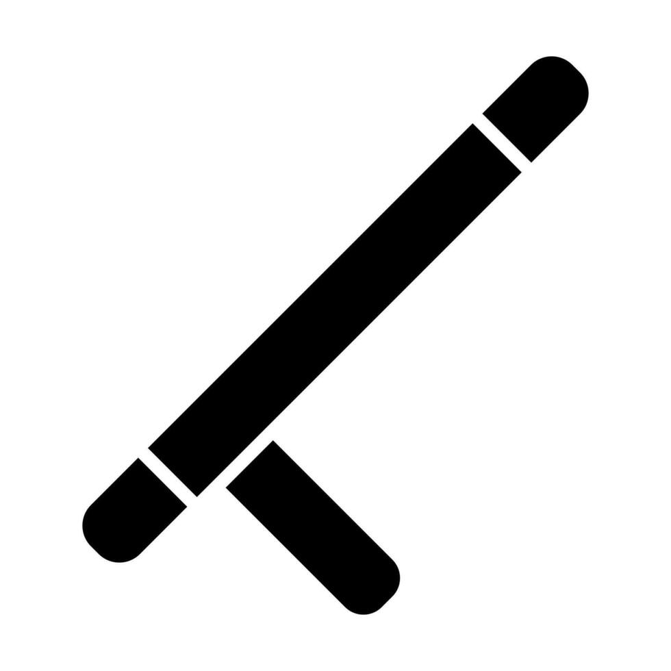 Polizei Stock Glyphe Symbol Design vektor