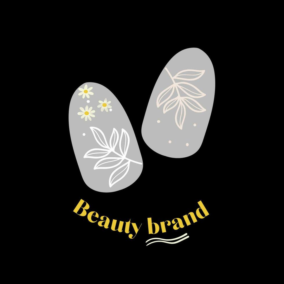 Schönheit Logo minimalistisch Design Illustration, Marke Identität Emblem vektor