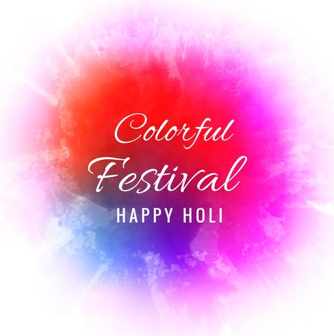 Glücklicher holi bunter Festivalhintergrund vektor